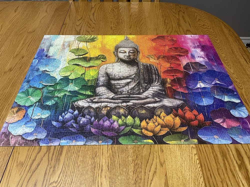Colorful Buddha - EuroGraphics puzzle collectible [Barcode 628136659253] - Main Image 3