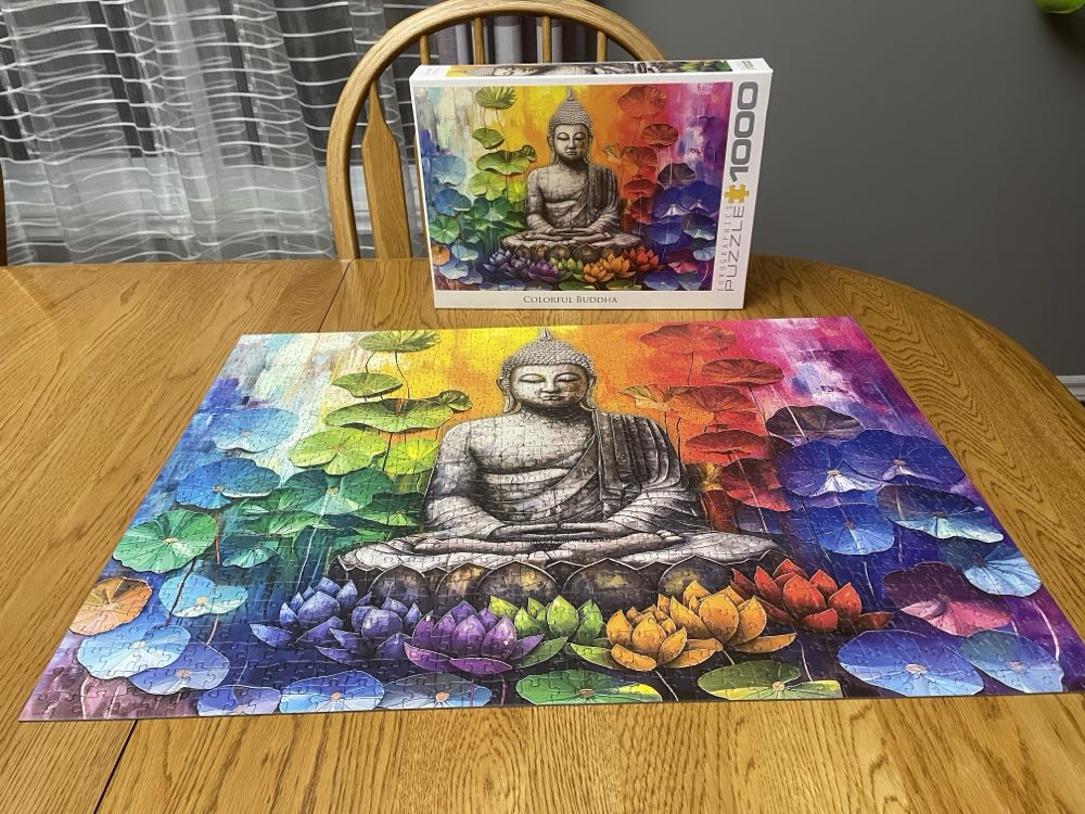 Colorful Buddha - EuroGraphics puzzle collectible [Barcode 628136659253] - Main Image 4