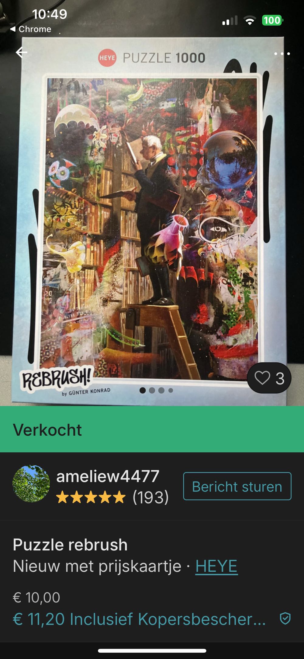 Rebrush! Bookworm - Heye Puzzle puzzle collectible [Barcode 4001689300548] - Main Image 4