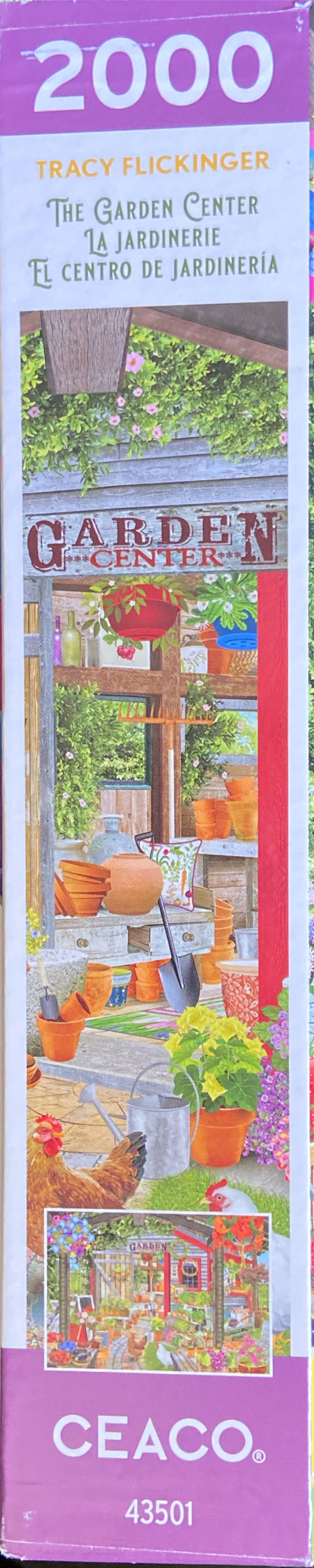 The Garden Center - Ceaco puzzle collectible [Barcode 021081350983] - Main Image 3