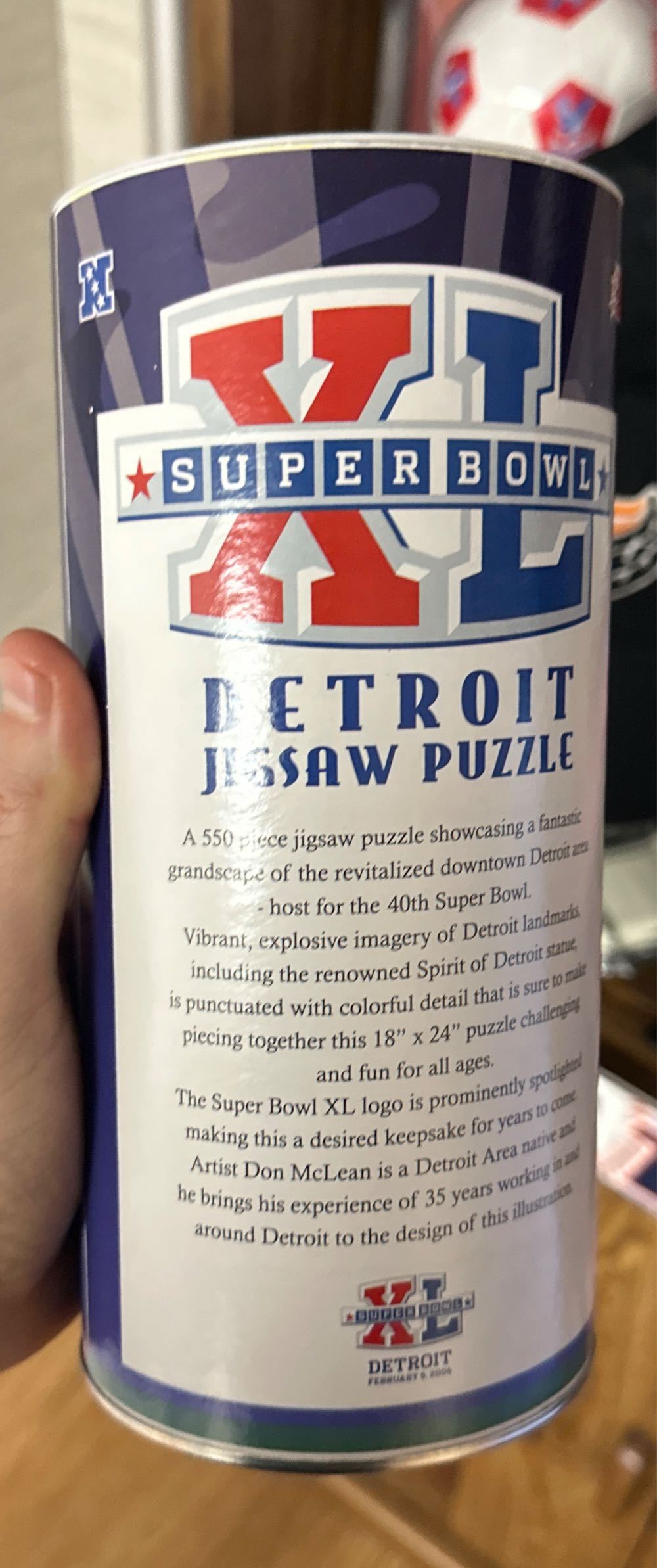 Super Bowl XL - Mpressions puzzle collectible - Main Image 2