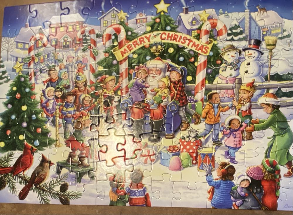 Smile For Santa - Vermont Christmas Company 🇺🇸 puzzle collectible [Barcode 819273020635] - Main Image 3
