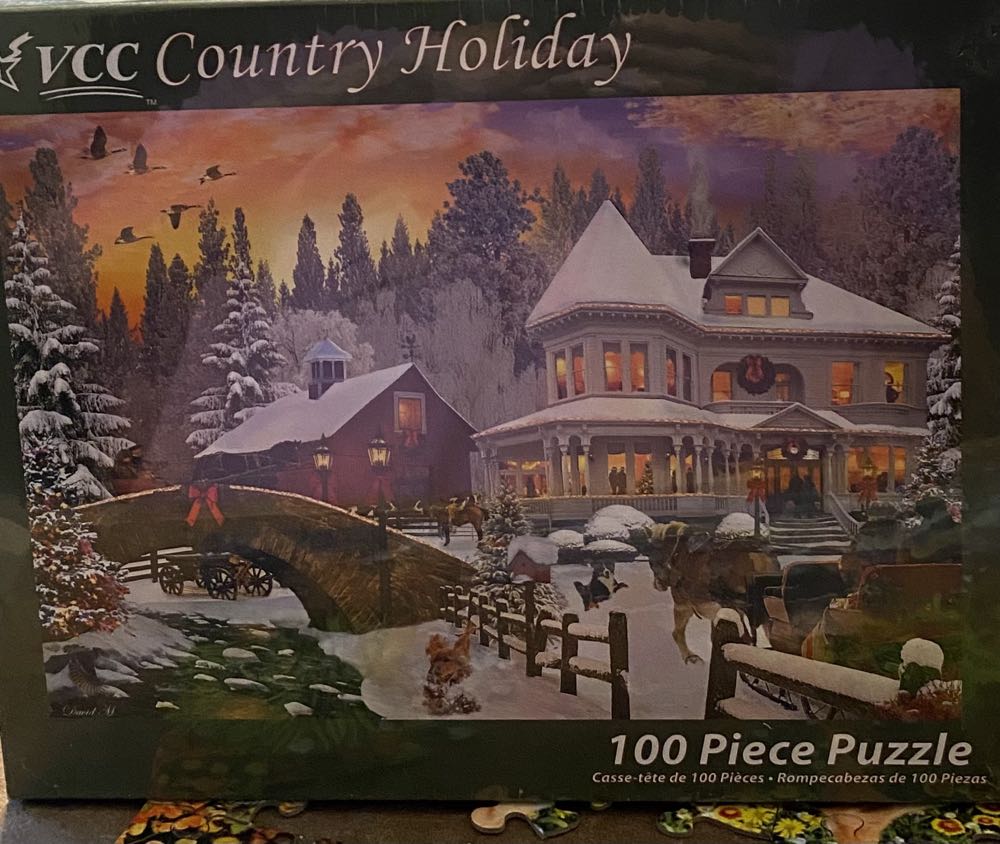 Country Holiday - Vermont Christmas Company 🇺🇸 puzzle collectible [Barcode 819273024787] - Main Image 2