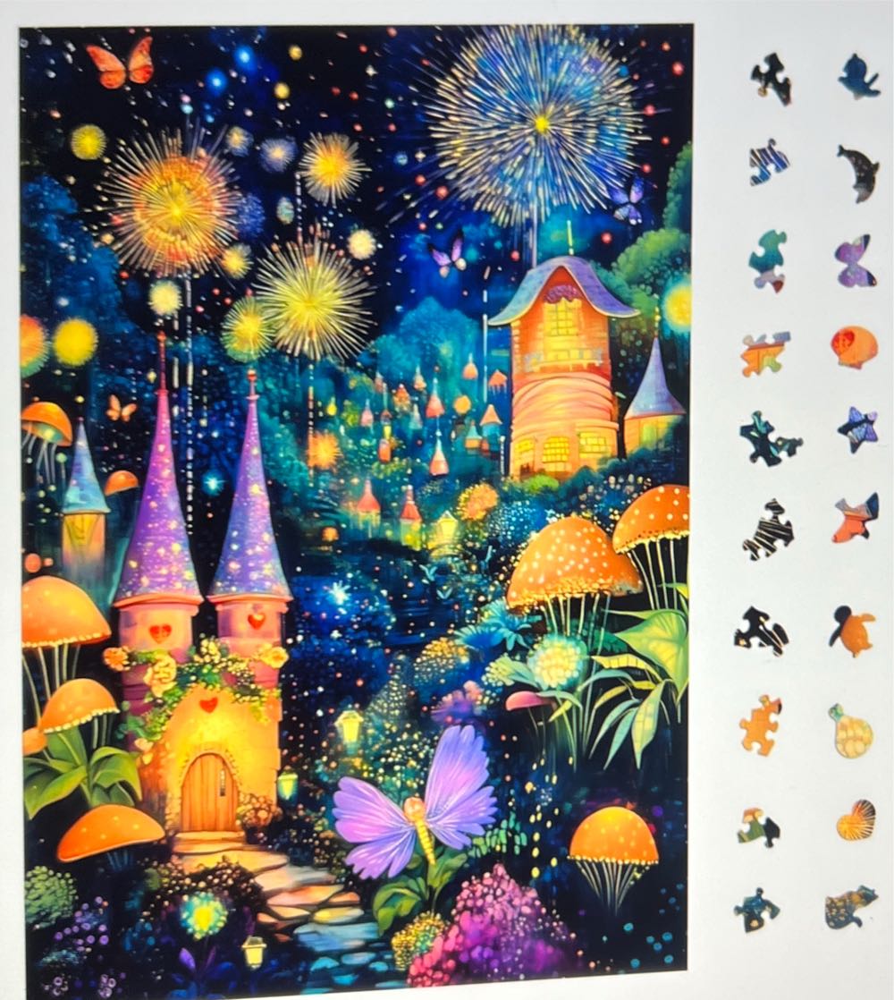 Mushroom Castle - Naturelish puzzle collectible - Main Image 2