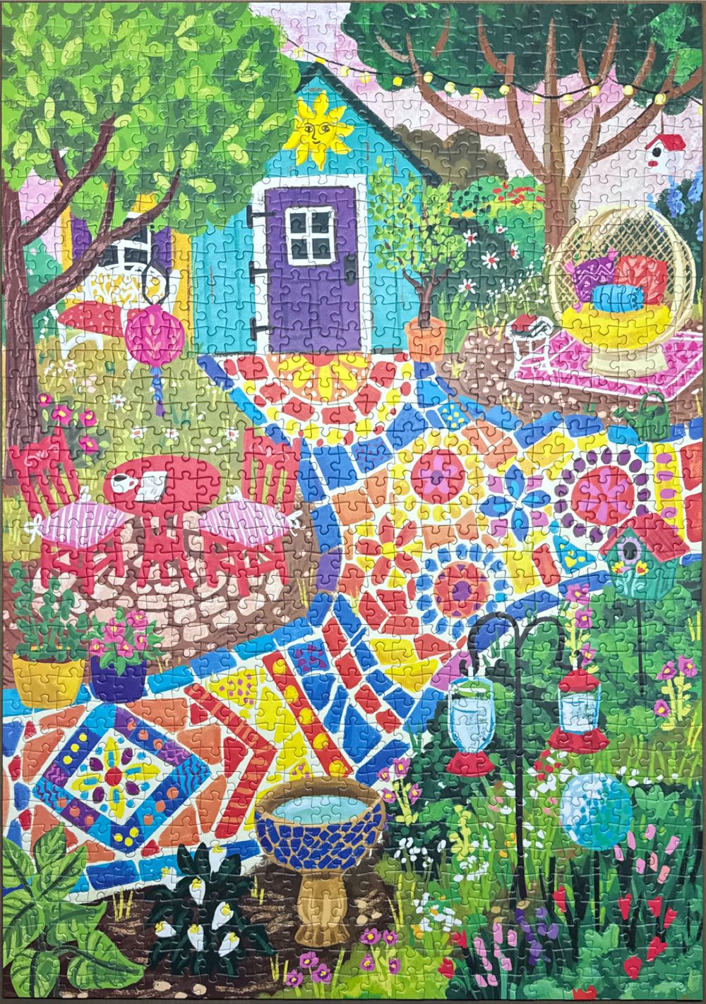 Garden Mosaic - Magnolia Puzzles puzzle collectible [Barcode 8699375068849] - Main Image 2