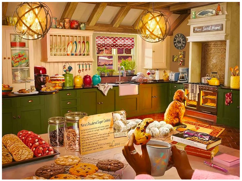 Cozy in the Kitchen - Ravensburger puzzle collectible [Barcode 4005556808373] - Main Image 2