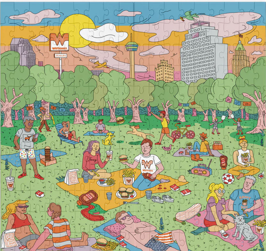 Whataburger Fancy Ketchup Puzzle: - Blue Star Press puzzle collectible [Barcode 9781963183061] - Main Image 2