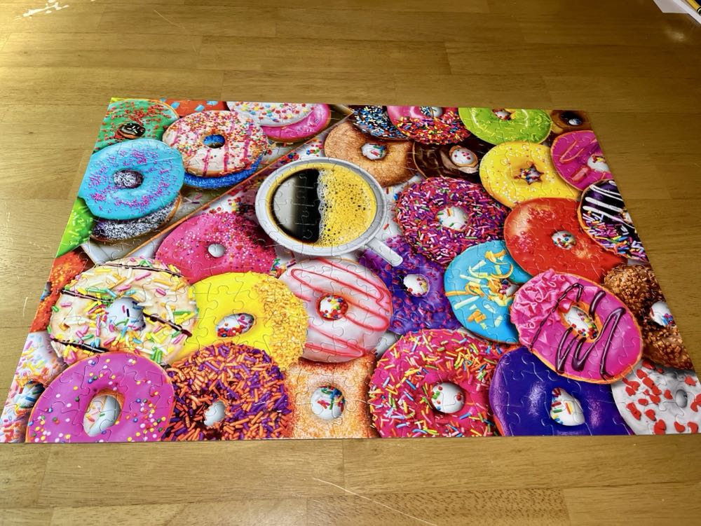 Aimee Stewart:Coffee And Donuts - Buffalo 🇺🇸 puzzle collectible [Barcode 079346027279] - Main Image 2