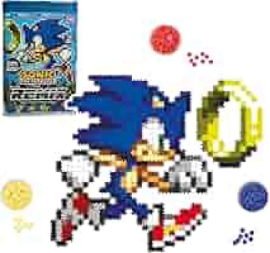 Sonic The Hedgehog: Sonic & Ring - Tomy: Jixelz Remix puzzle collectible [Barcode 5011666736856] - Main Image 2