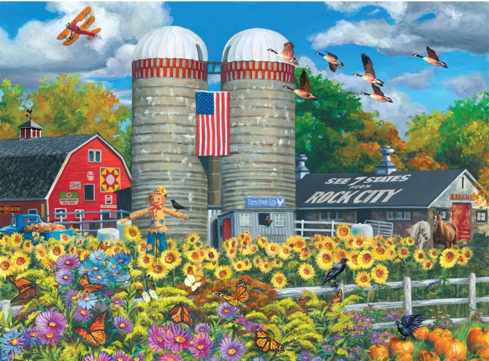 Rock City Farm  - Buffalo puzzle collectible [Barcode 079346126125] - Main Image 2