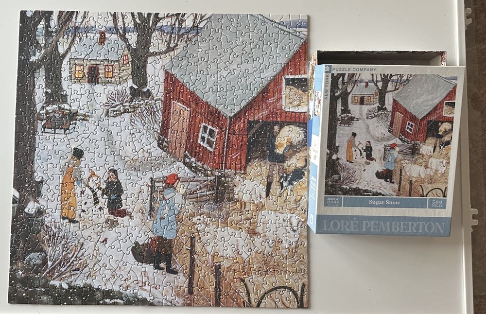 Sugar Snow - New York Puzzle Company puzzle collectible [Barcode 840291702418] - Main Image 2