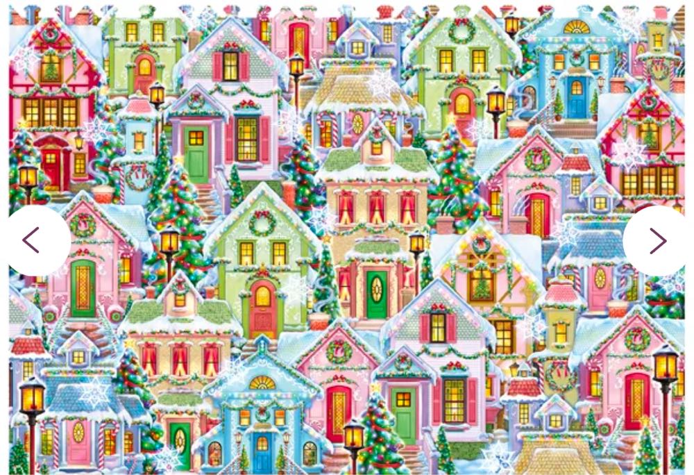 Candy Cane Lane** - Wenthworth Wooden Puzzles puzzle collectible [Barcode 6050265407049] - Main Image 2