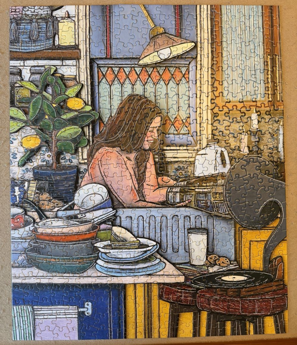 Dirty Dishes - GoodWay Puzzles puzzle collectible [Barcode 655368894978] - Main Image 3