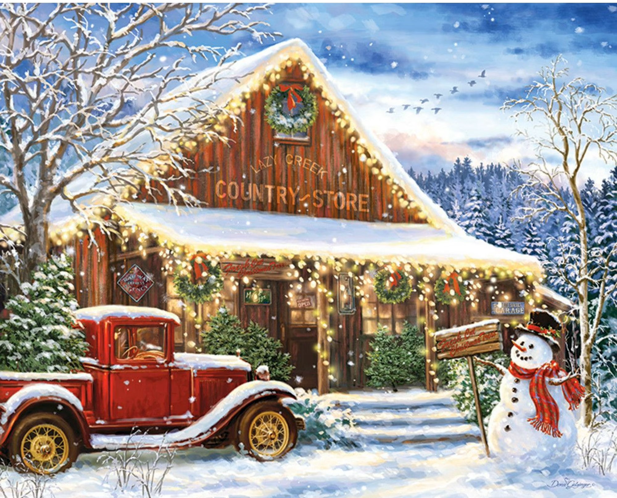 Lazy Creek Country Store - Springbok puzzle collectible [Barcode 091683108510] - Main Image 2