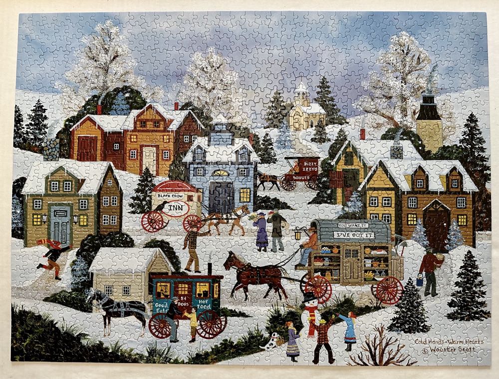 Cold Hands - Warm Hearts - Ceaco puzzle collectible [Barcode 021081033466] - Main Image 2