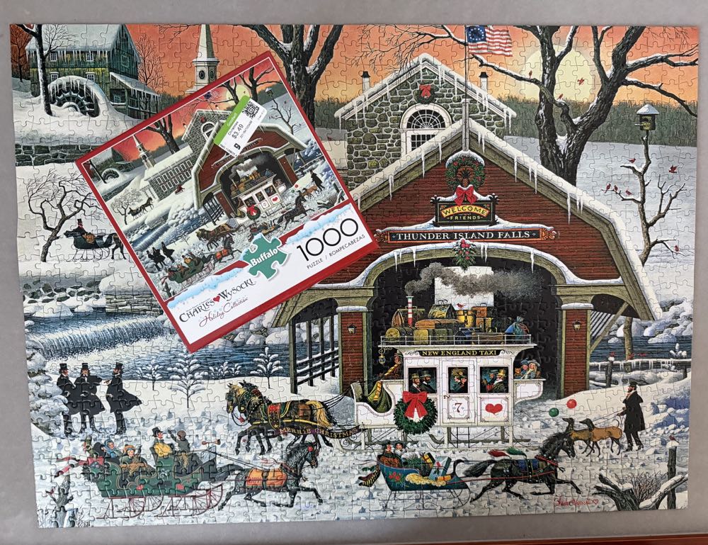 ‘Twas The Night Before Christmas - Completed - Buffalo 🇺🇸 puzzle collectible [Barcode 079346114610] - Main Image 3