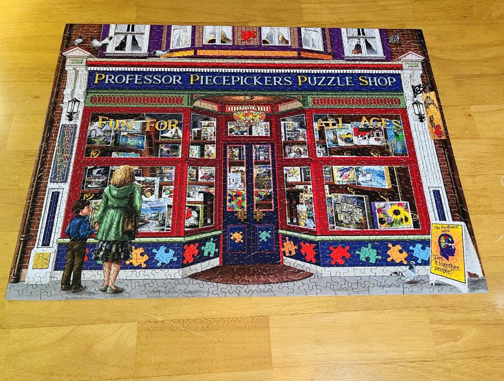 Professor Puzzle Shop - SunsOut puzzle collectible [Barcode 796780706156] - Main Image 2