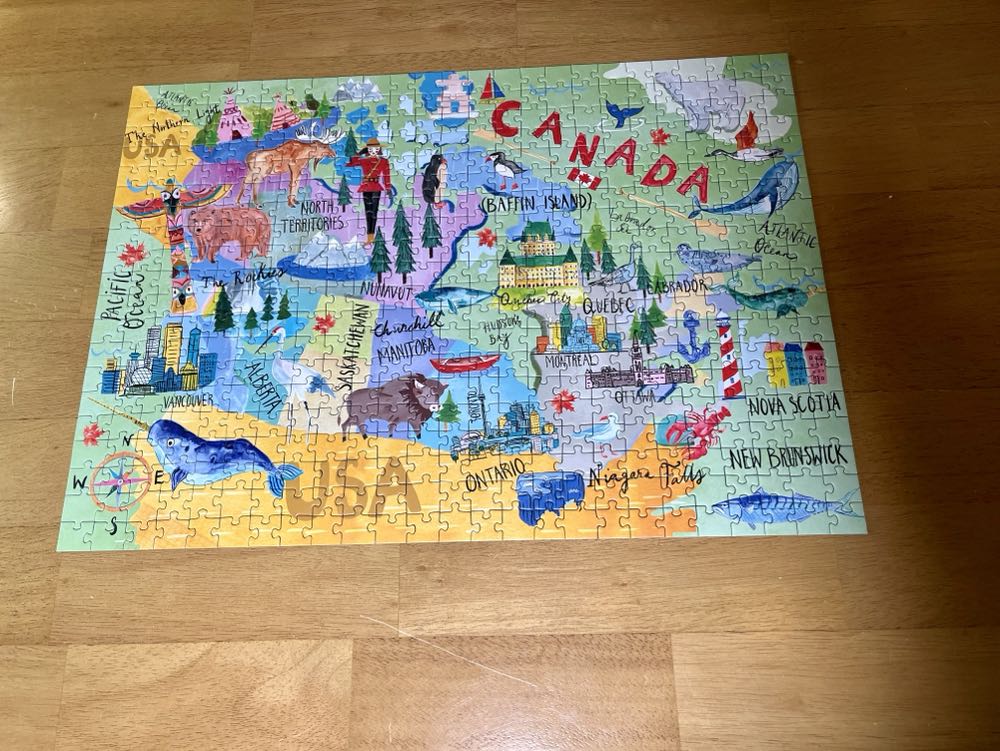 Canada Map  puzzle collectible - Main Image 2