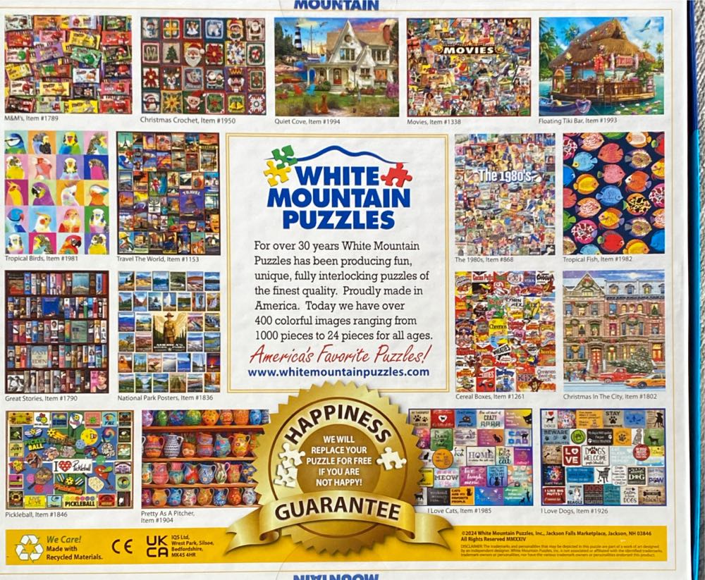 Low Tide - White Mountain puzzle collectible [Barcode 724819268382] - Main Image 3