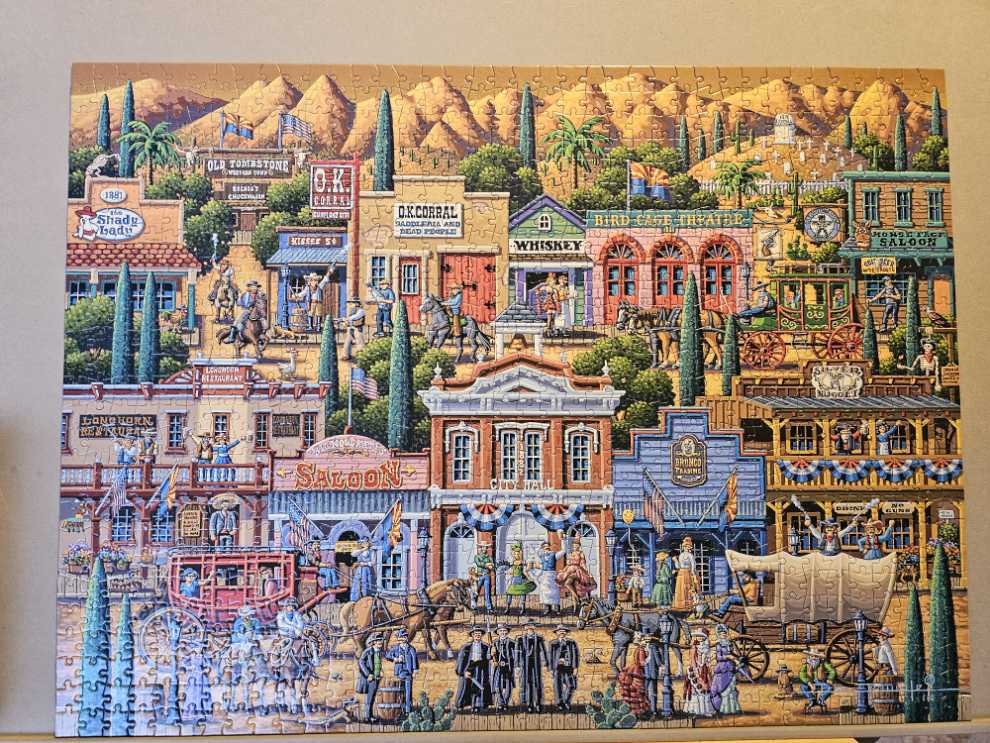 Tombstone - Dowdle By Buffalo puzzle collectible [Barcode 079346128334] - Main Image 2