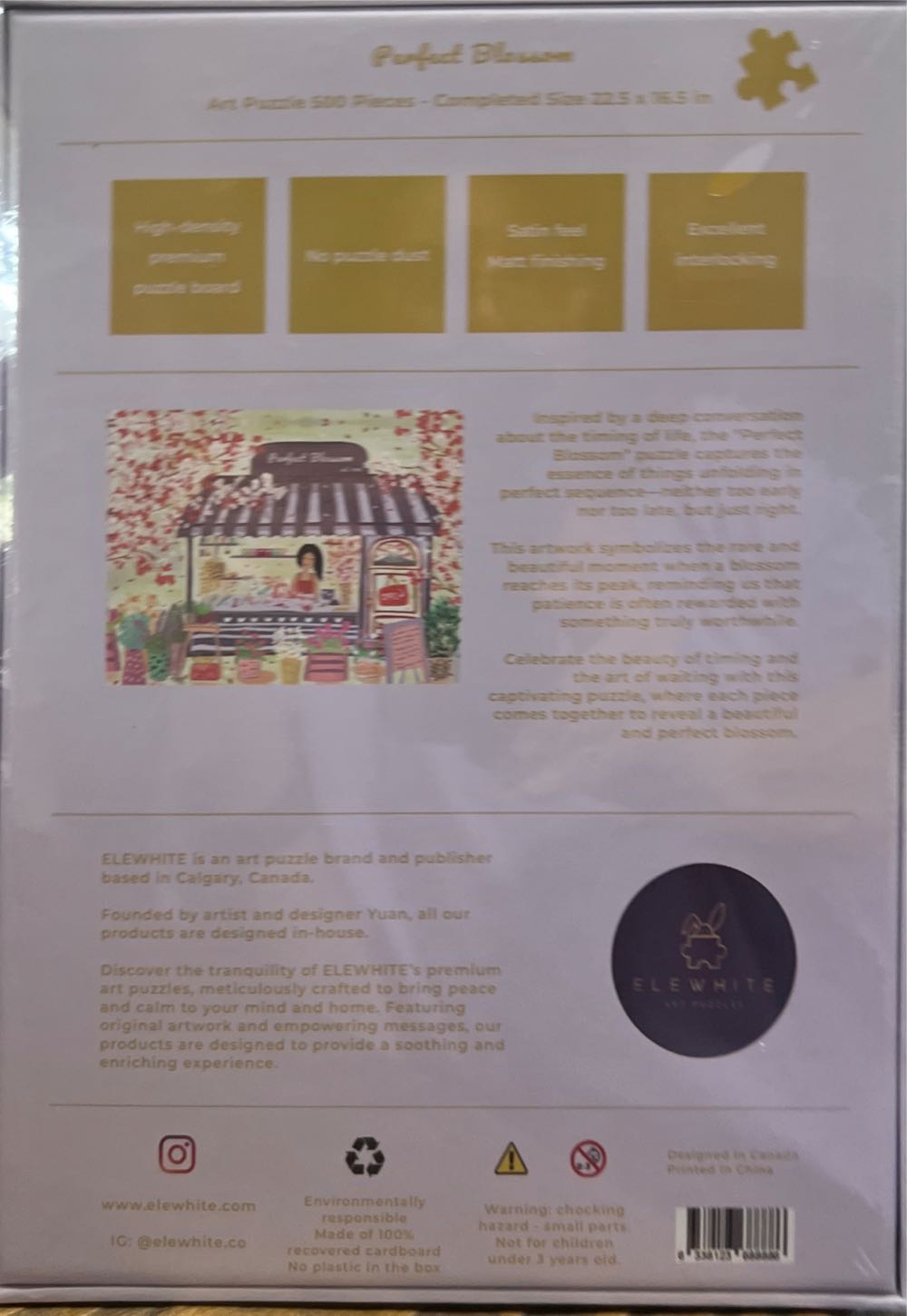 Perfect Blossom - Elewhite puzzle collectible [Barcode 6338123688886] - Main Image 2