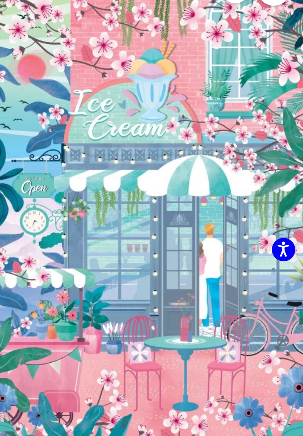 Ice Cream Shop - Pieces & Peace puzzle collectible [Barcode 3770001401584] - Main Image 2