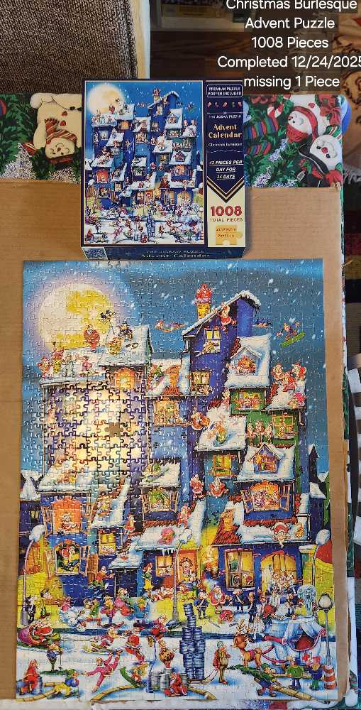 Christmas Burlesque Advent Calendar - No Name puzzle collectible - Main Image 2