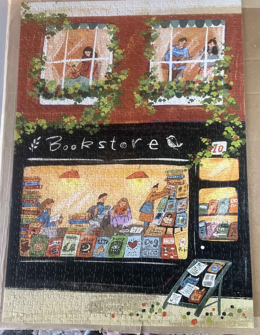 Warm Bookstore - Let’s Pieces puzzle collectible [Barcode 1107104160603] - Main Image 2