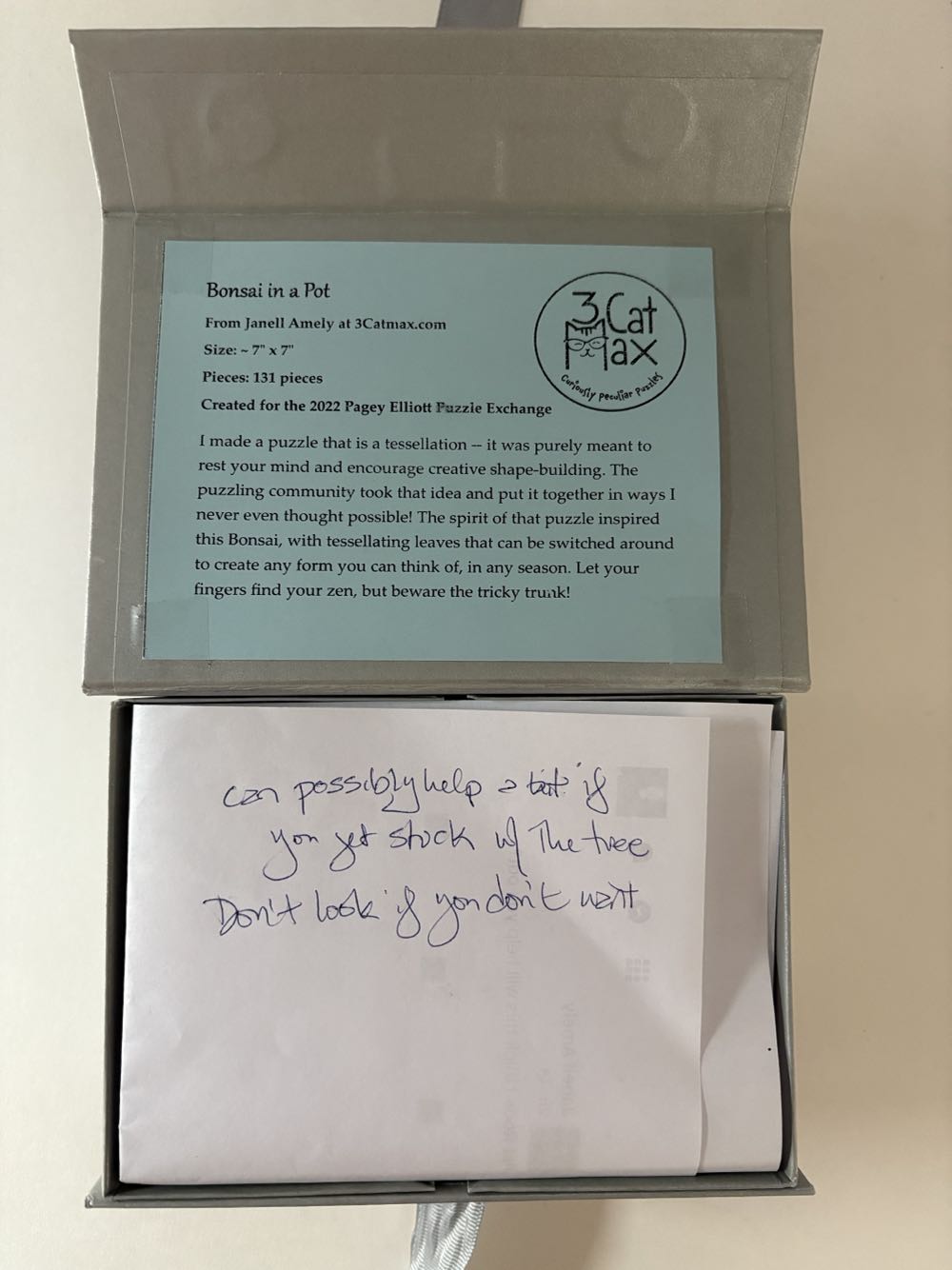 Bonsai In a Pot - 3 Cat Max puzzle collectible - Main Image 4