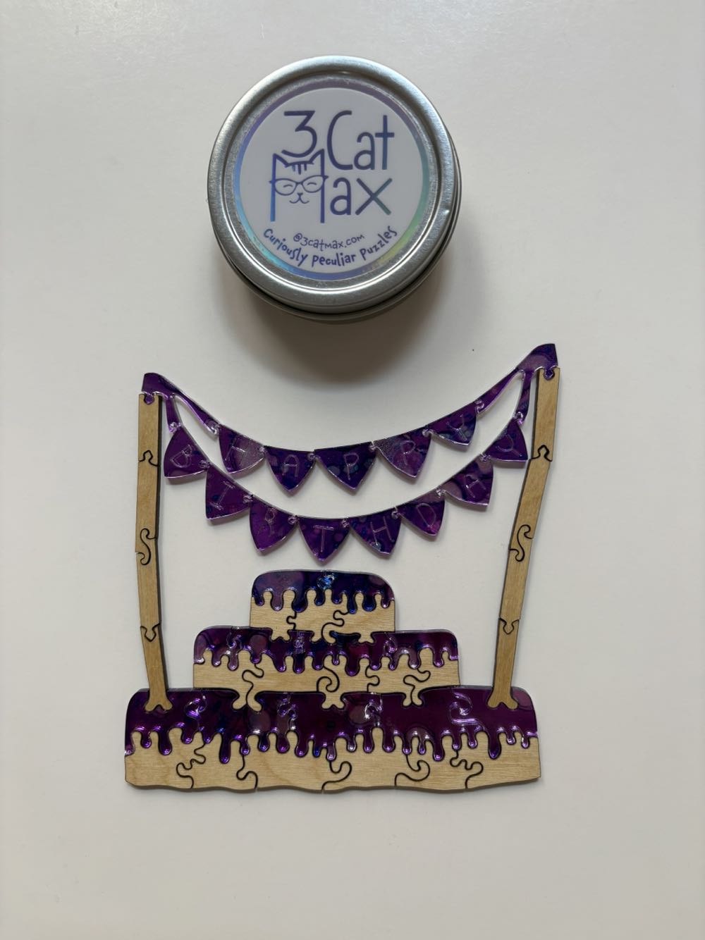 Happy Birthday Cake - 3 Cat Max puzzle collectible - Main Image 2