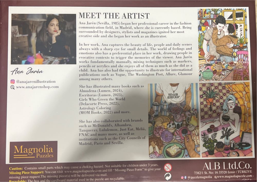 Mon Amour - Magnolia puzzle collectible [Barcode 8684595060728] - Main Image 3