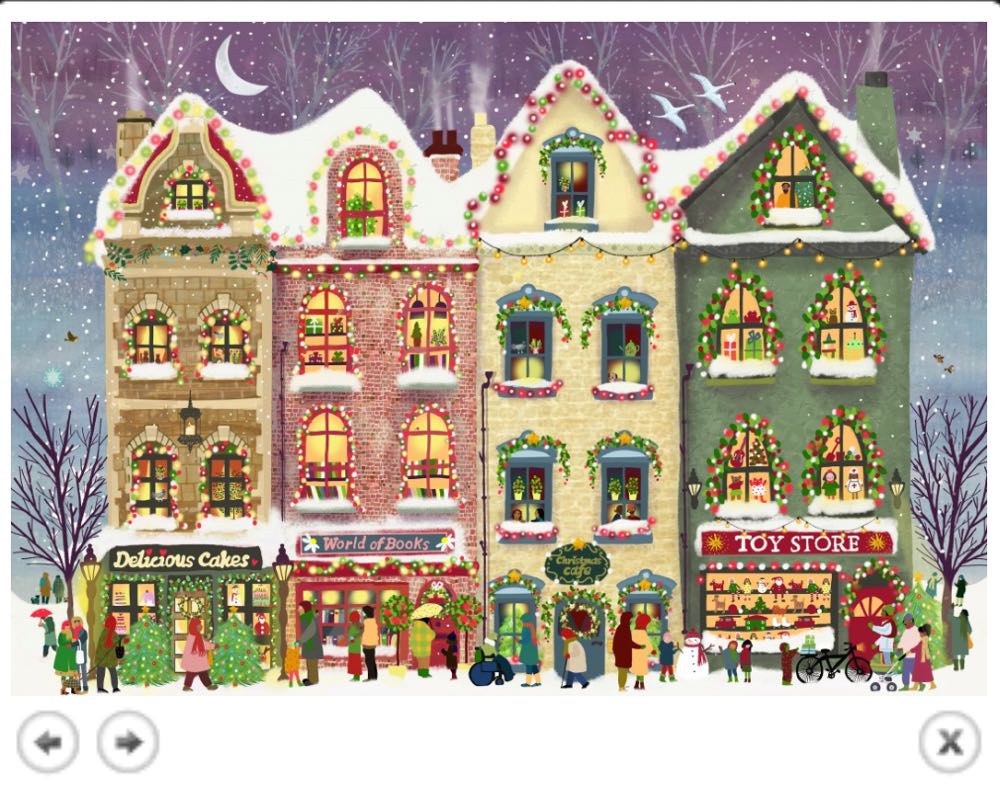 Christmas Shopping - Pieces & Peace puzzle collectible [Barcode 3667232001532] - Main Image 2