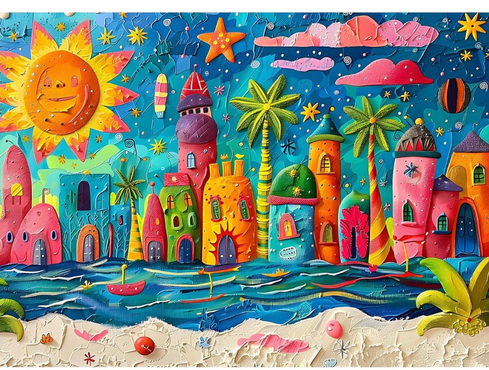 Bikini Beach - Hua Dada puzzle collectible - Main Image 2