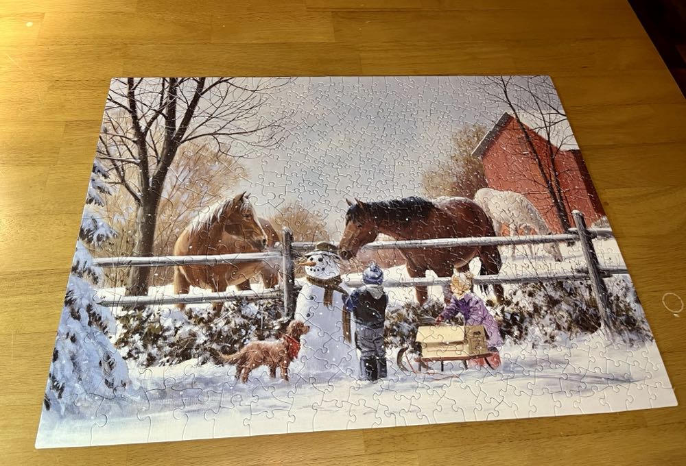 Frosty’s Friends - Cobble Hill puzzle collectible [Barcode 625012545662] - Main Image 2