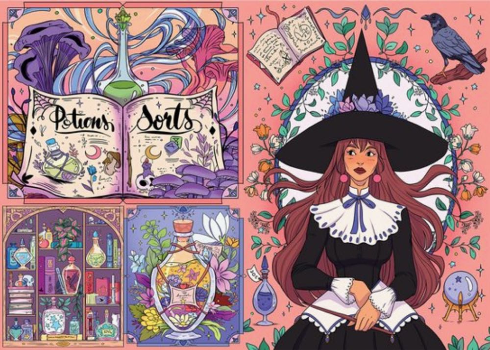 L’atelier Des Sortilèges - Hachette puzzle collectible [Barcode 3663384100208] - Main Image 2