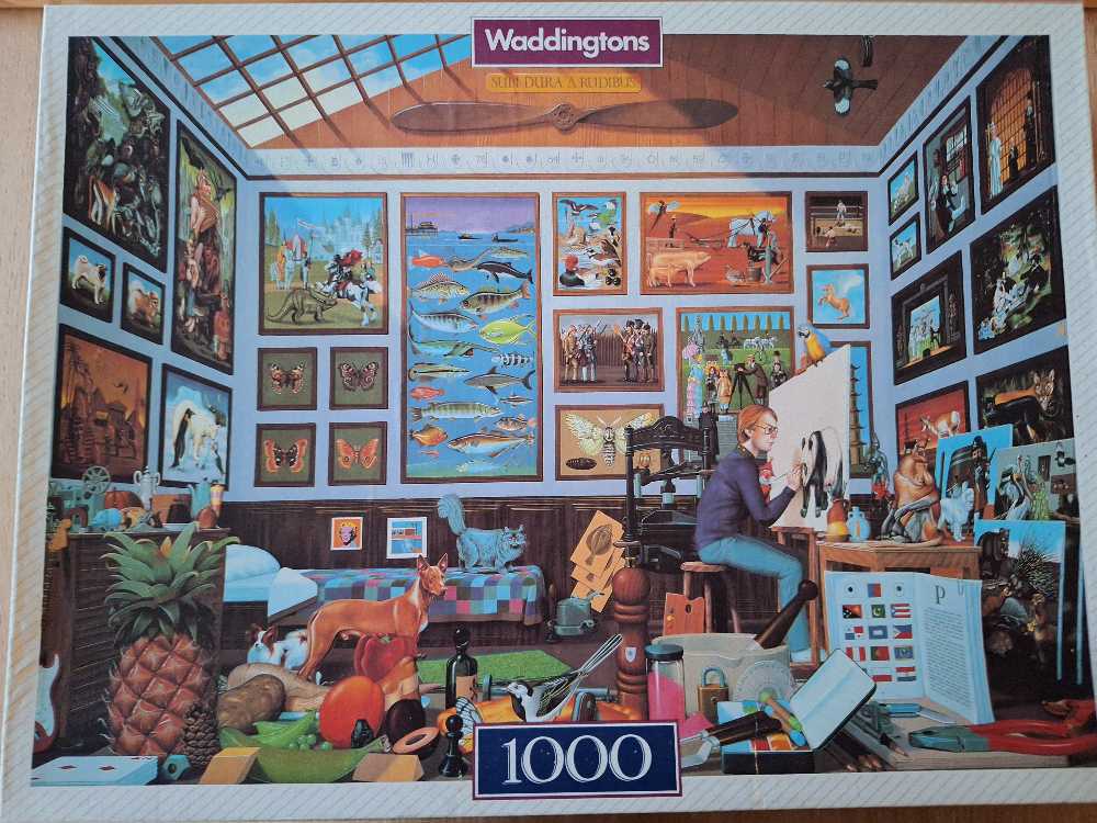 Painters Paradise Mike Wilks Komplet - Waddingtons puzzle collectible [Barcode 5011634102065] - Main Image 2