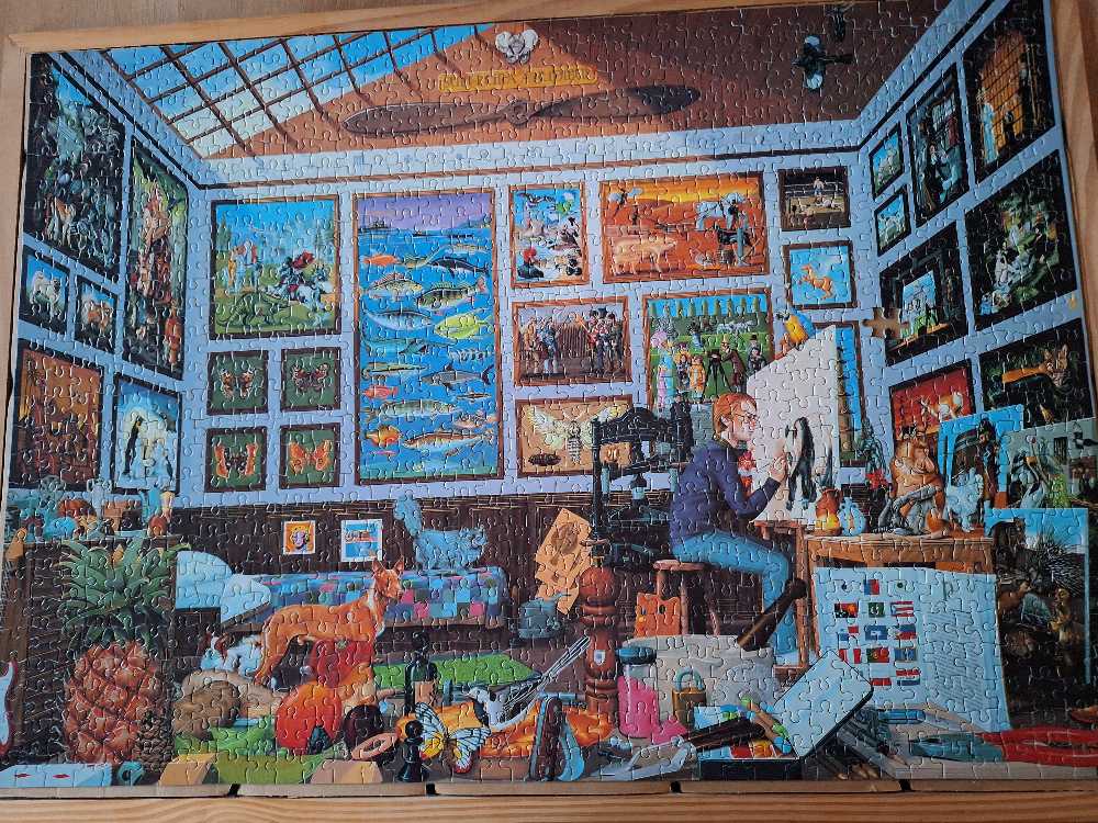Painters Paradise Mike Wilks Komplet - Waddingtons puzzle collectible [Barcode 5011634102065] - Main Image 3