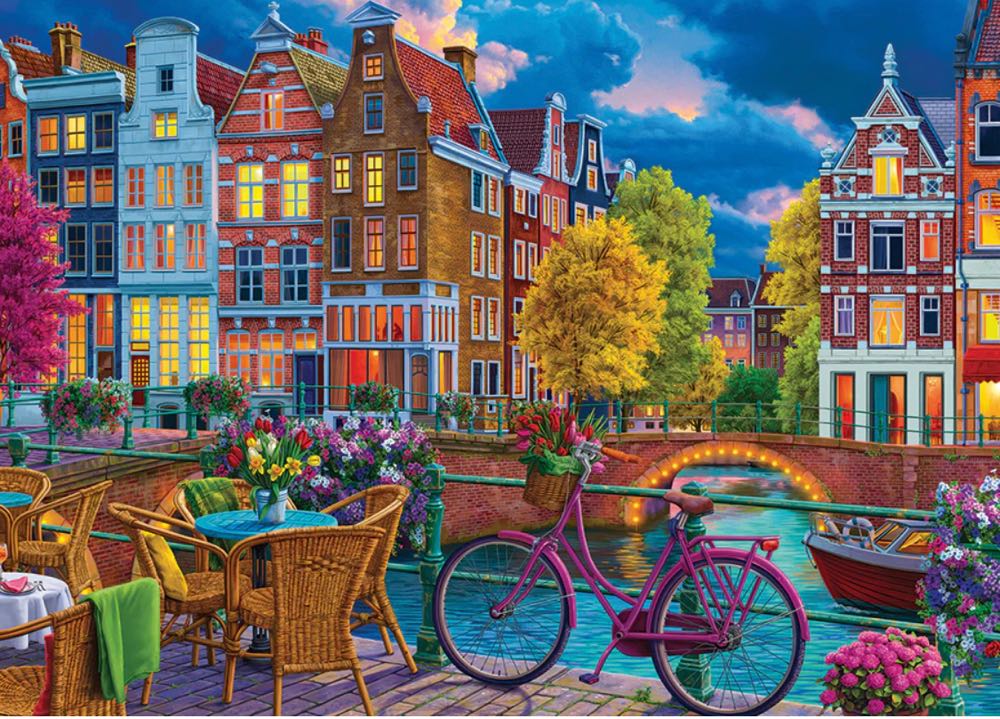 Cozy Street - Cobble Hill puzzle collectible [Barcode 625012403061] - Main Image 2