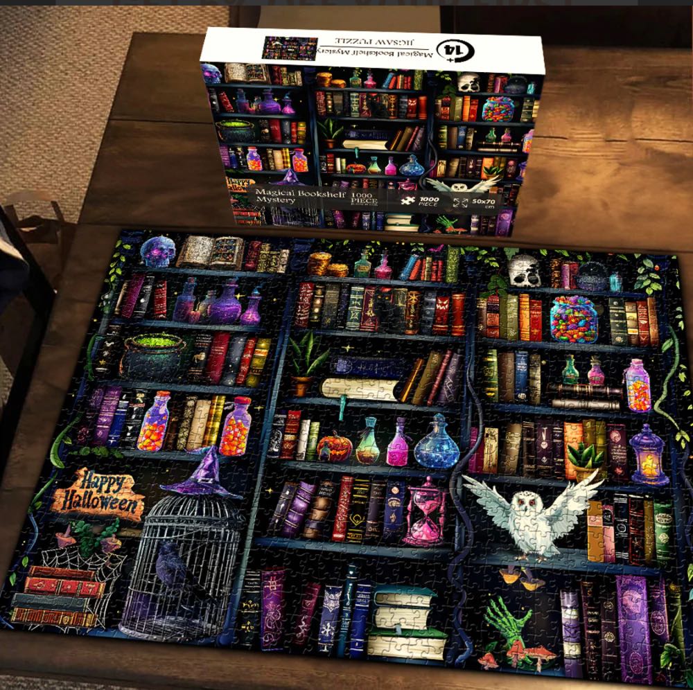Magical Bookshelf - Pickforu puzzle collectible - Main Image 2
