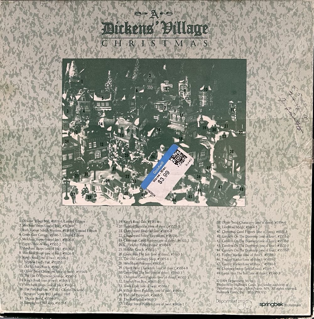 A Dickens’ Village Christmas - Springbok puzzle collectible - Main Image 2