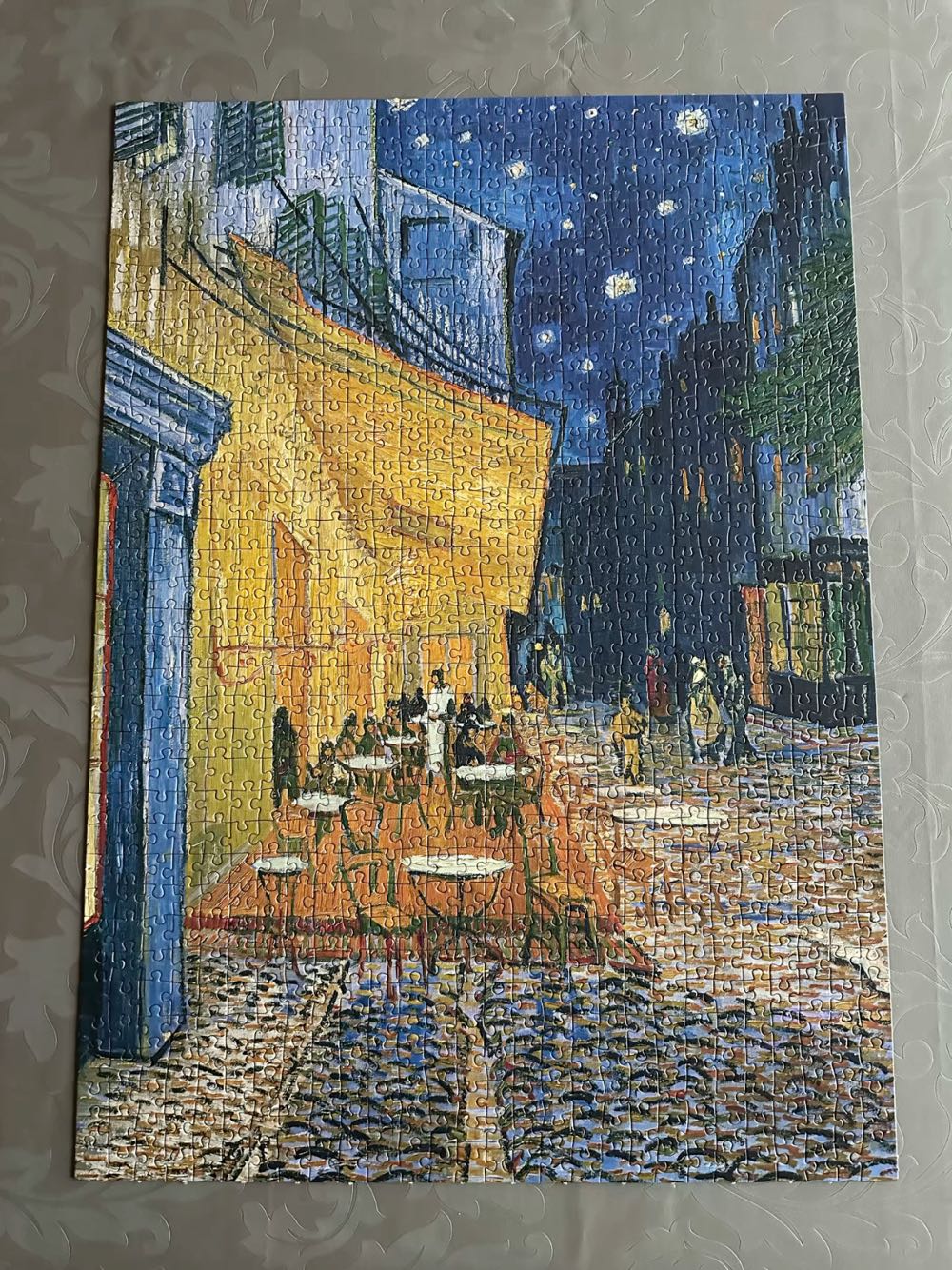 Van Gogh - Café Terrace at Night - Clementoni puzzle collectible [Barcode 8005125806195] - Main Image 2