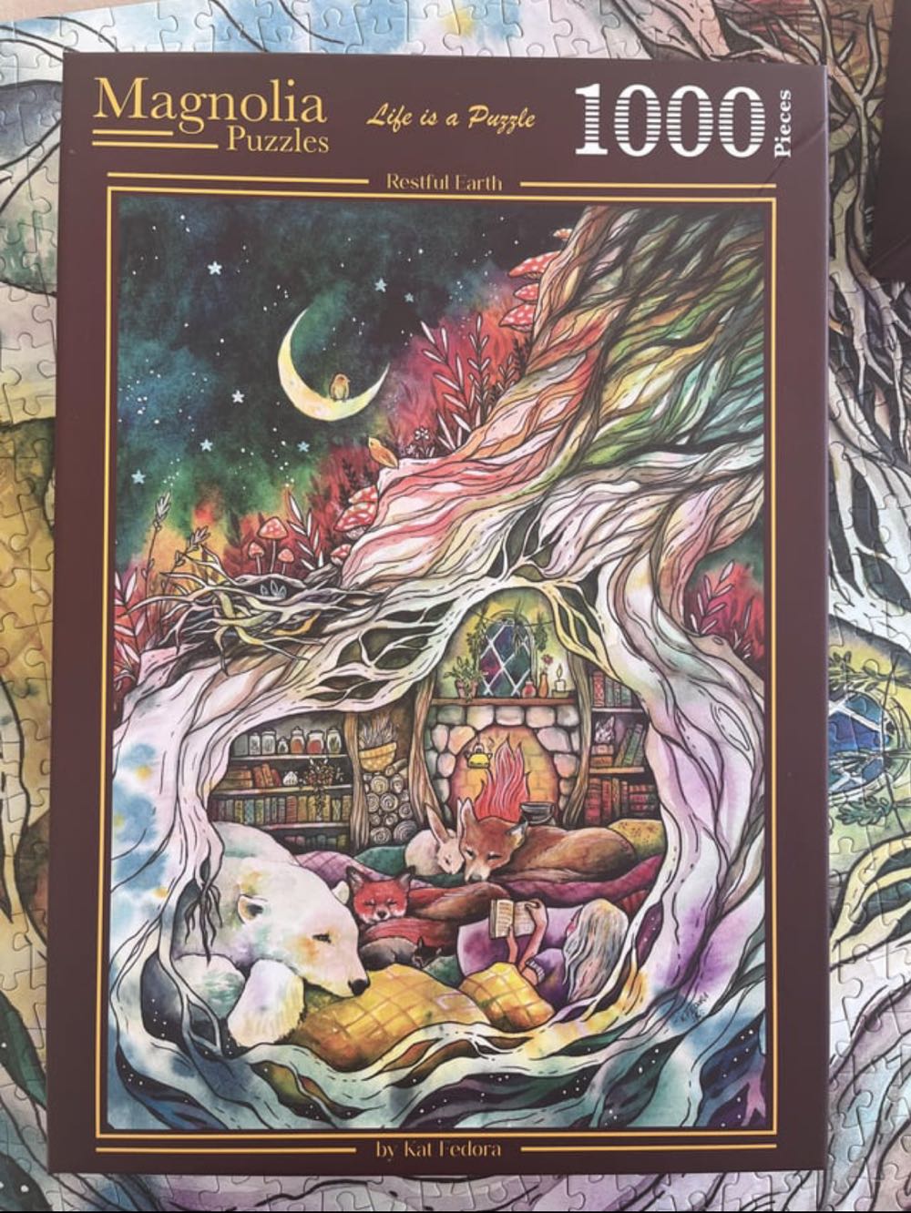 Restful Earth - Magnolia Puzzles puzzle collectible [Barcode 8684595060148] - Main Image 4
