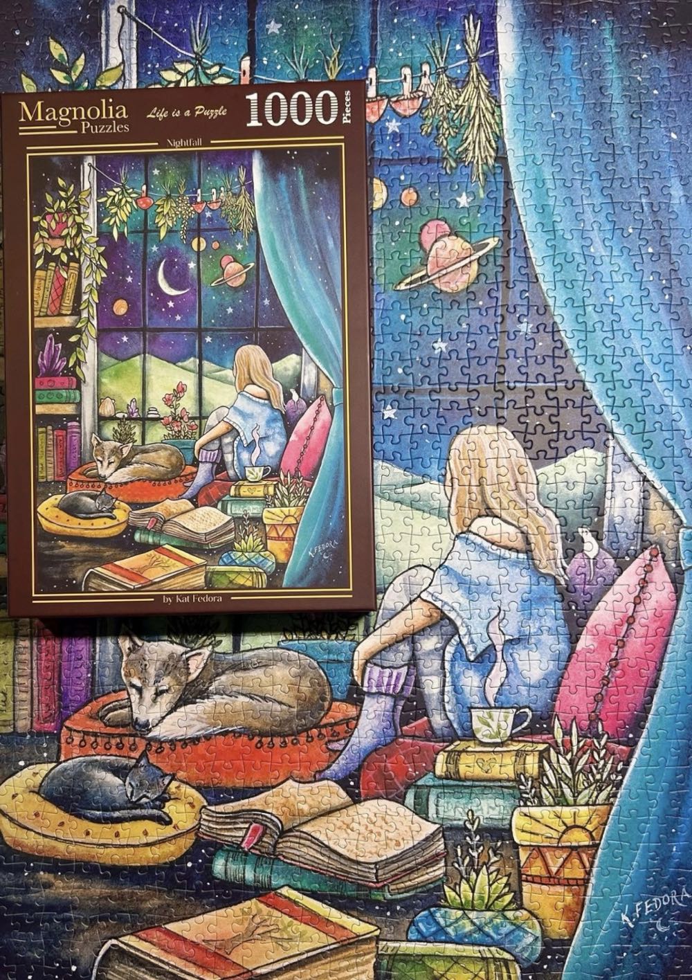 Nightfall - Magnolia Puzzles puzzle collectible [Barcode 8684595060162] - Main Image 4