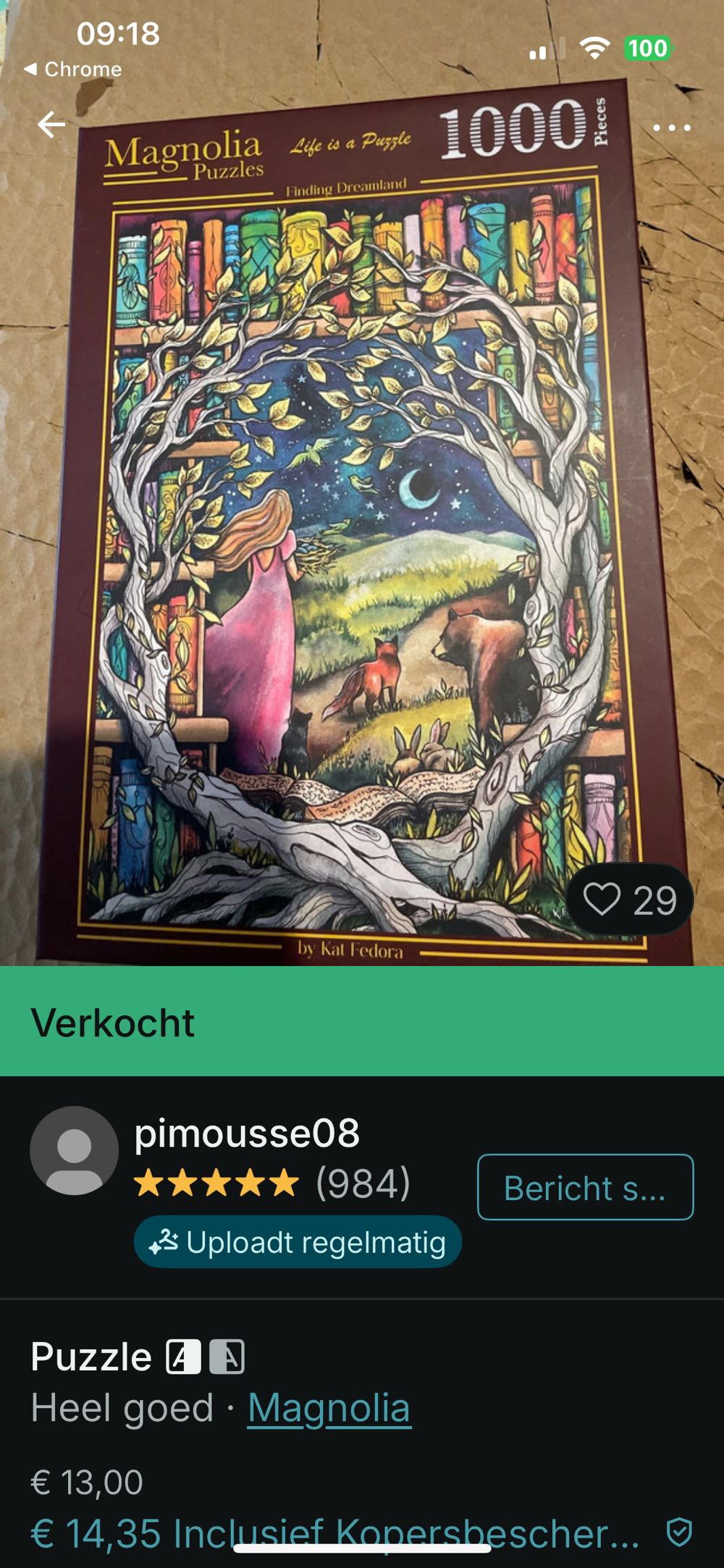 Finding Dreamland🟦 - Magnolia puzzle collectible [Barcode 8684595060179] - Main Image 4