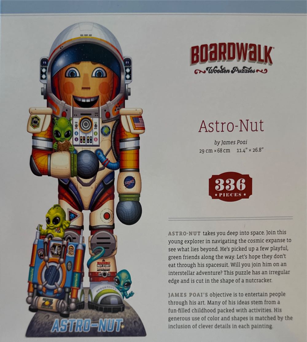 Astro-Nut - Boardwalk Puzzle Company puzzle collectible [Barcode 671095130165] - Main Image 2
