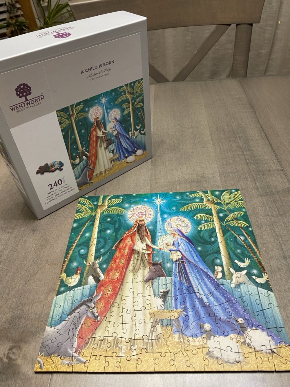 A Child Is Born - Wenthworth Wooden Puzzles puzzle collectible [Barcode 6050265378523] - Main Image 2