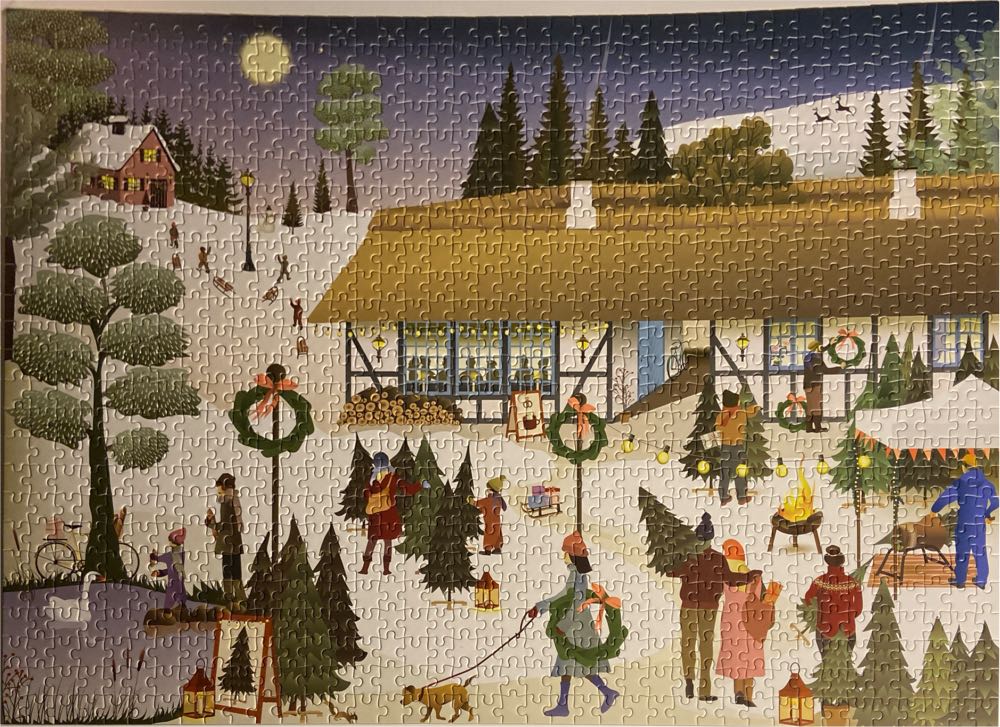Christmas Tree Farm - Vissevasse puzzle collectible [Barcode 5713138200796] - Main Image 2