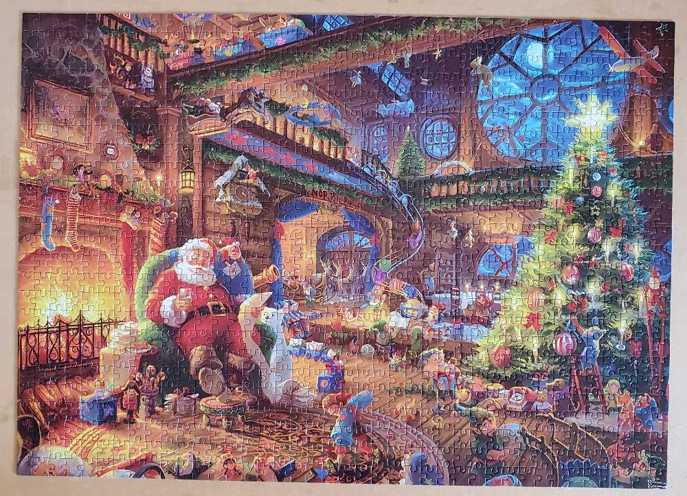 Advent Christmas Fireplace  puzzle collectible - Main Image 2