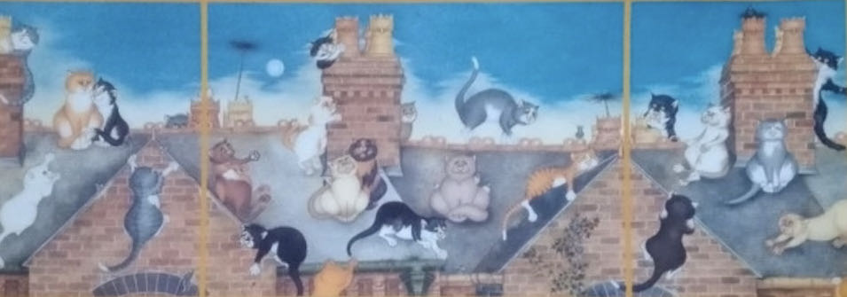 A Night On The Tiles Crazy Cats - MGL Licensing puzzle collectible [Barcode 00198226] - Main Image 2