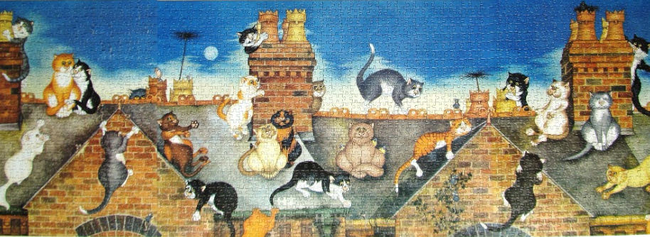 A Night On The Tiles Crazy Cats - MGL Licensing puzzle collectible [Barcode 00198226] - Main Image 3